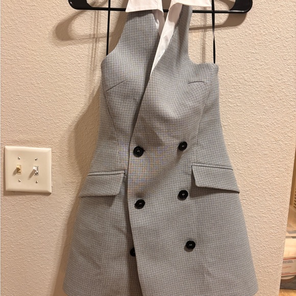 Mini Halter Dress - Multicolored - Picture 6 of 10